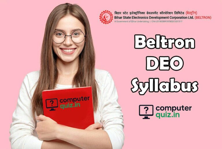 beltron deo syllabus and exam pattern